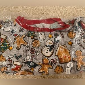 Little sleepies ginger breadman pajama set